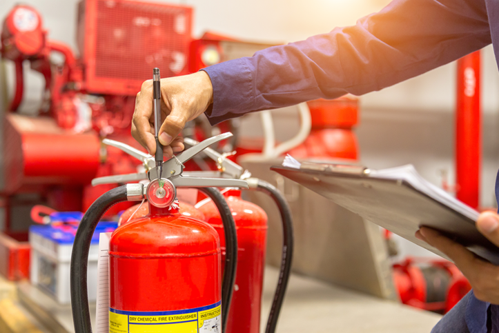 Fire safety – use of small extinguishing equipment